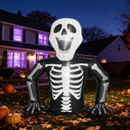 Ktaxon 6' Halloween Inflatables Skeleton Outdoor Halloween Decoration Emerging Large Skeleton