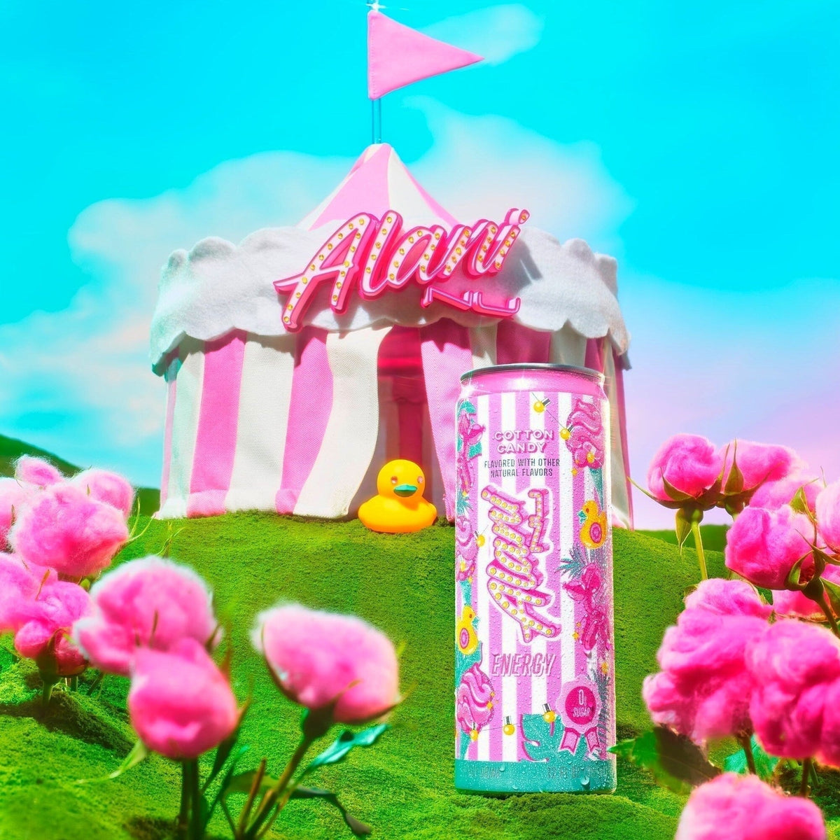 Energy Drink Cotton Candy 12 oz 24 Cans