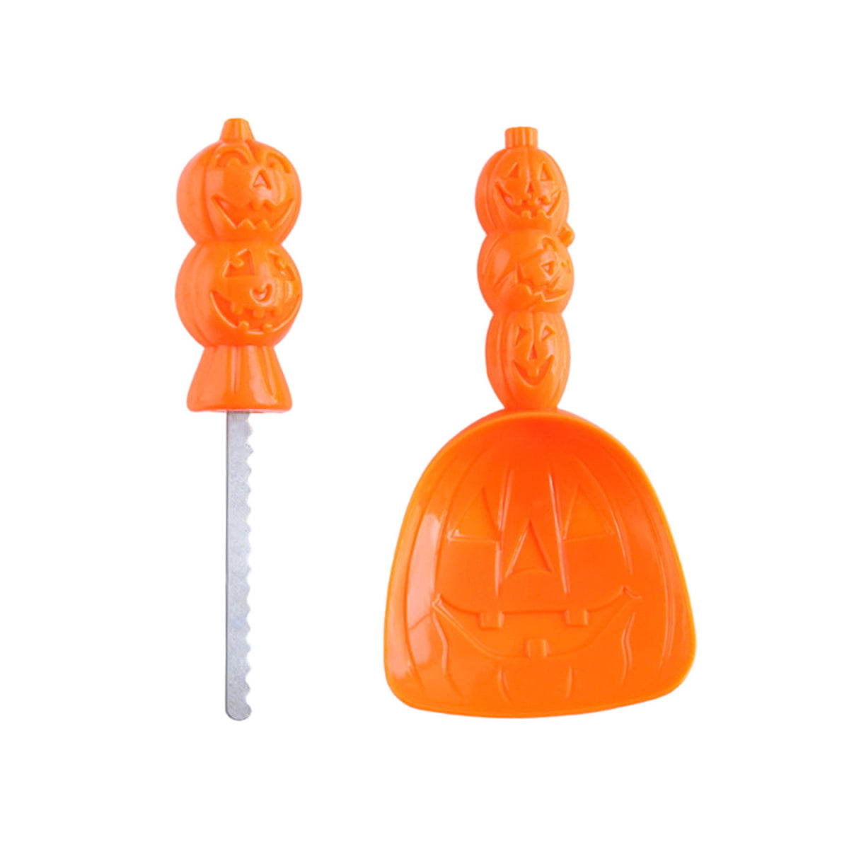 Halloween Plastic Pumpkin Carving Tool Set,Ergonomic Grip Portable Compact Build,Practical Craft Prop For Home Diy Activity Halloween Party Entertainment