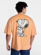 Snoopy Peanuts Men's and Big Men's Halloween Front and Back Graphic Tee, Sizes XS-5XL