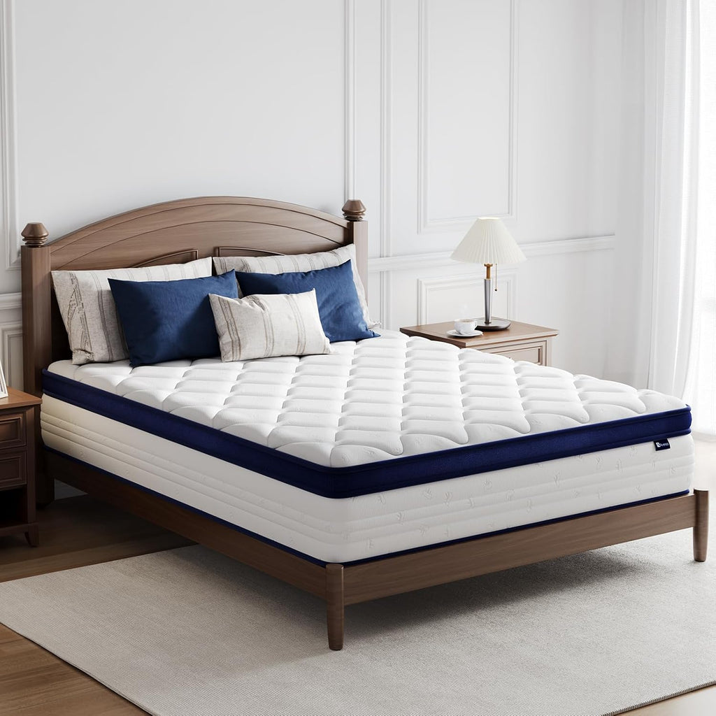 Avenco Queen Mattress, 10 Inch, Medium Plush Support With Individually Pocket Springs