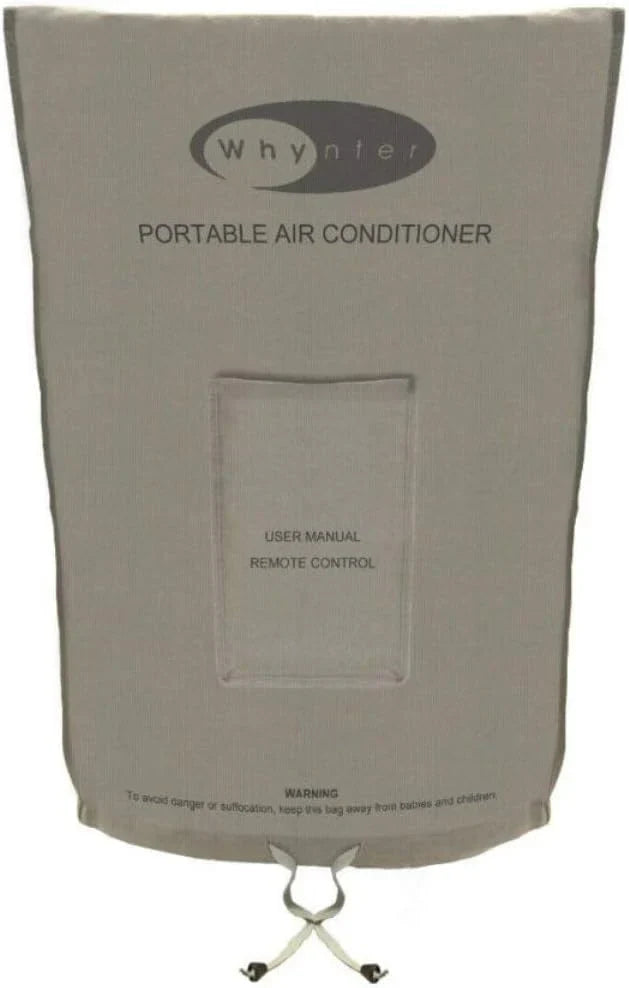 Whynter Portable Air Conditioner With Dehumidifier And Fan, 14,000 BTU, 500 Square Feet, Platinum/Black - ARC-14S
