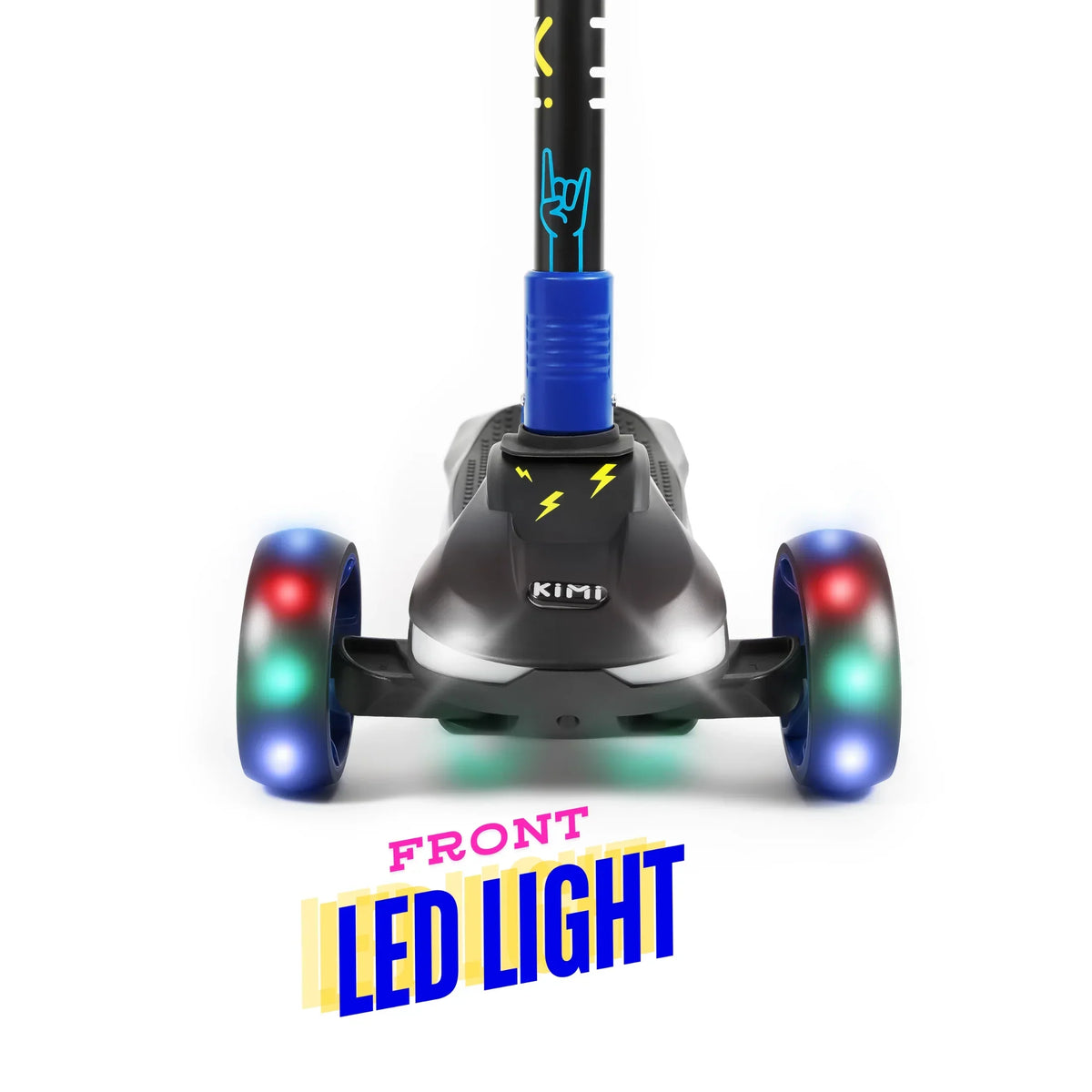 KIMI Kids 3-Wheel Electric Scooter, Adjustable, Ages 2-9, 5MPH, 10 Miles Range
