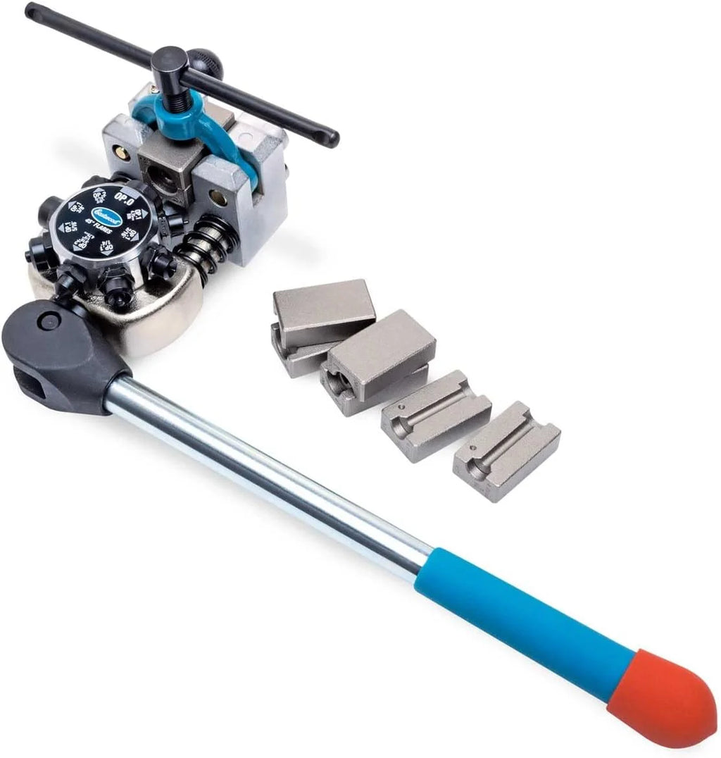 Eastwood 45 Degree Single, Double And Bubble Brake Tubing Flaring Tool Kit With 4 Split Dies - 25304