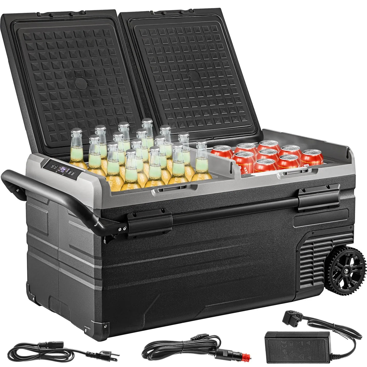 BENTISM 100Qt Portable Car Freezer Refrigerator 95L 12/24V - TWW95