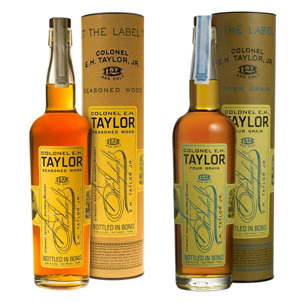 E.H. Taylor Seasoned Wood Bourbon And Four Grain Bundle - 750 ml, 100 Proof
