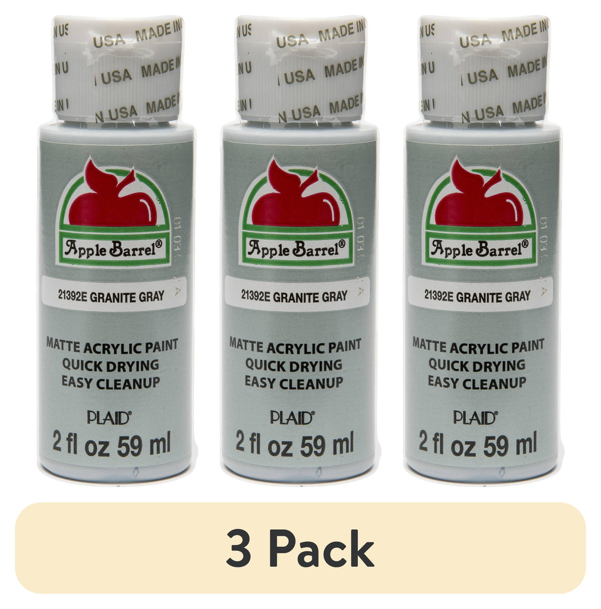 Apple Barrel Acrylic Craft Paint, Matte Finish, 2 fl oz