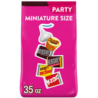Hershey's and Reese's Assorted Chocolate Flavored, Halloween Candy Party Pack, 35 oz