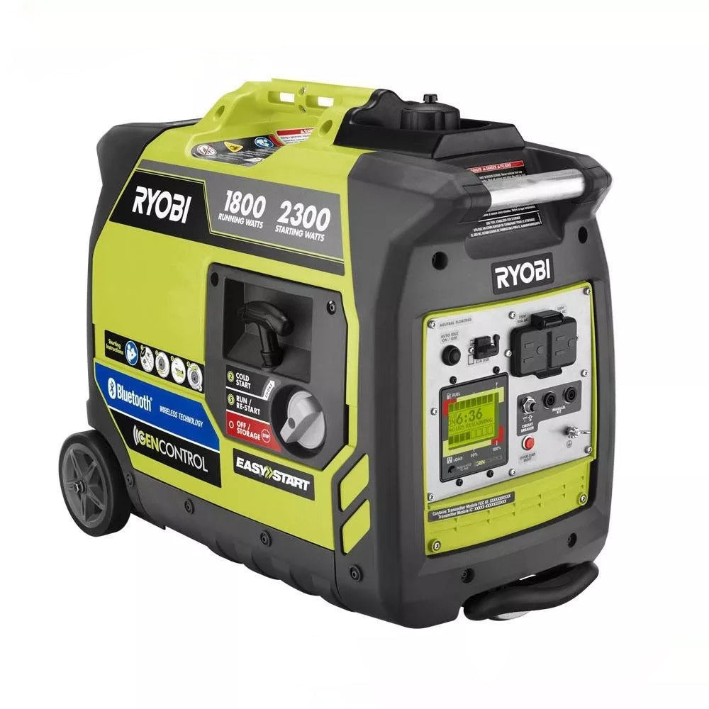 Ryobi 2,300-Watt Bluetooth Gas-Powered Inverter Generator