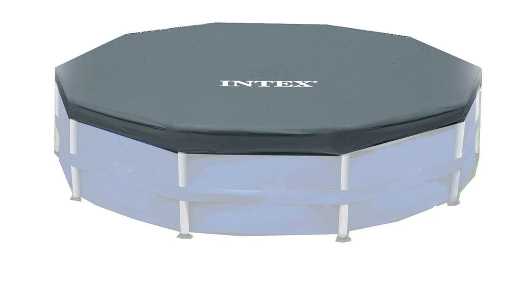Intex Metal Frame Above Ground Swimming Pool With Filter And Cover, 12 Ft x 30 Inches - 28211EH