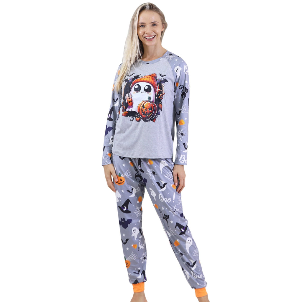 Pajamas For Women Set Halloween Cozy 2 Piece Outfit Soft Comfortable Sleepwear Loungewear Nightwear Nightclothes Homewear