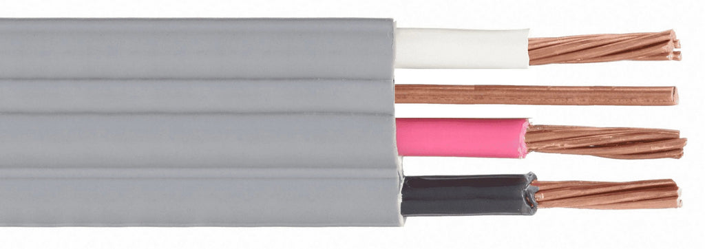 100' 8/3 UF-B Copper Underground Feeder Cable With Ground, Gray, 600V