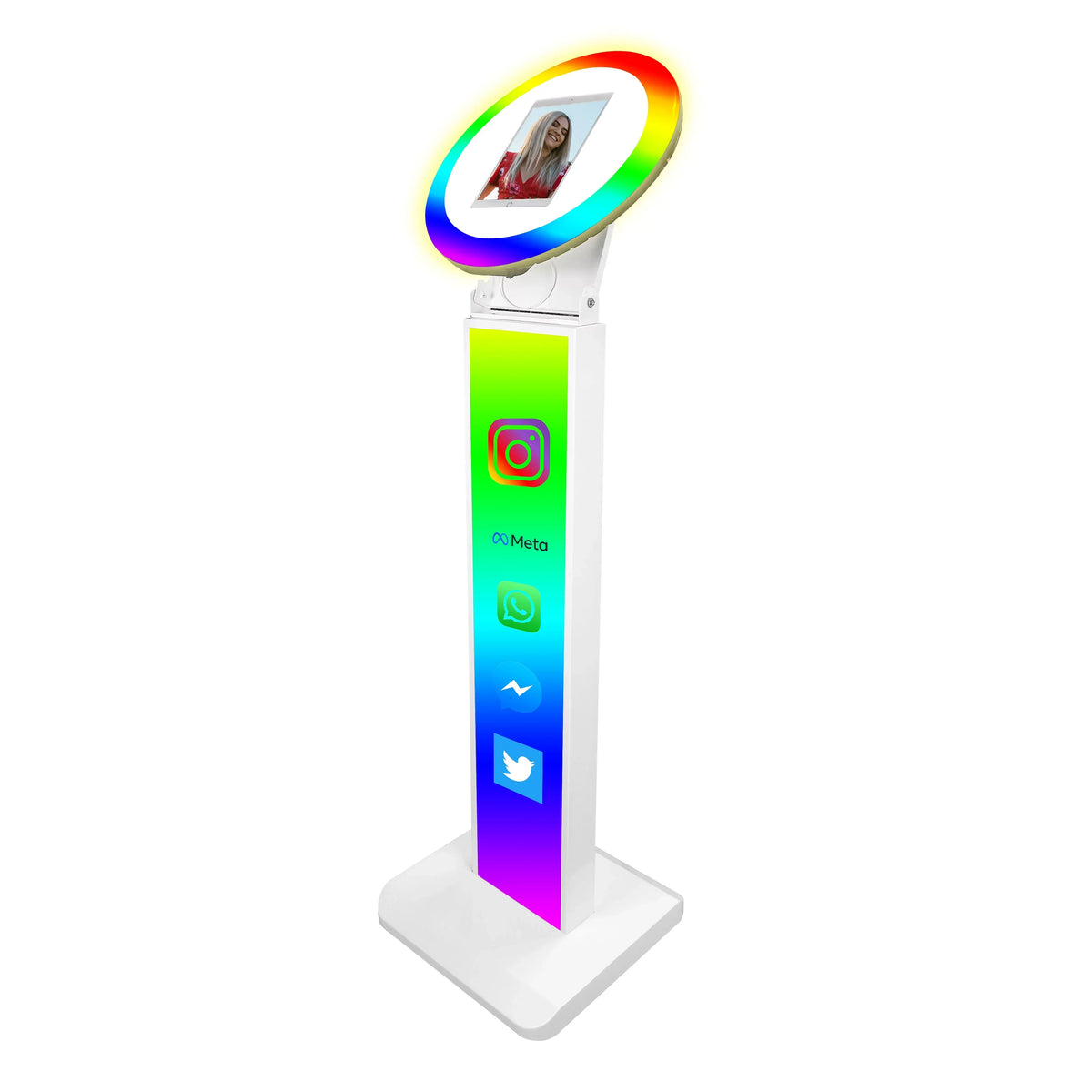 Automatic Selfie 12.9 Inch iPad Photo Booth Floor Stand