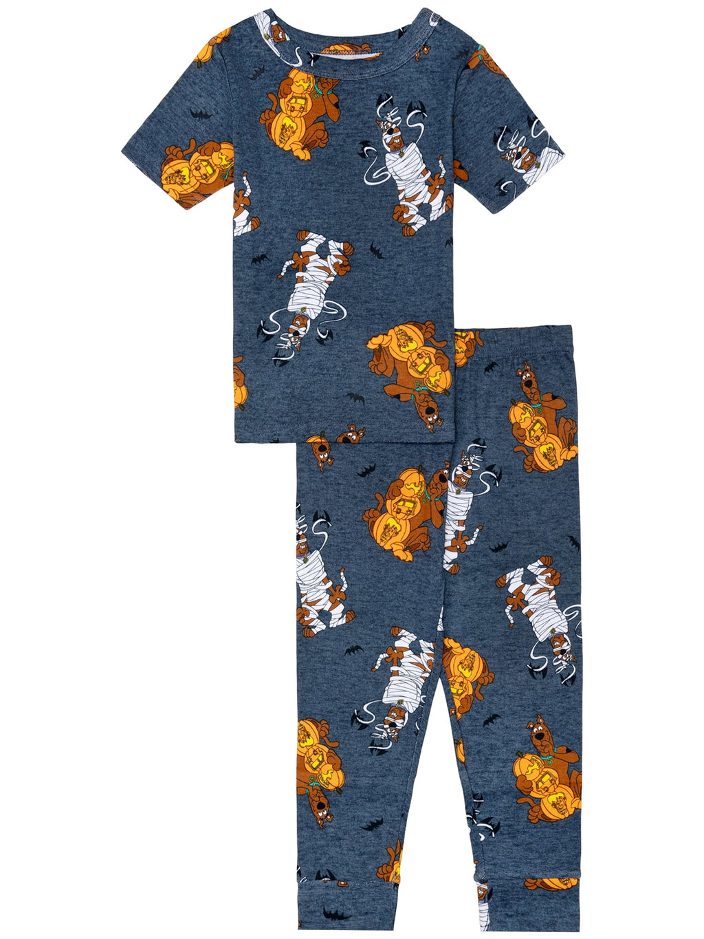 Character Toddler Halloween Short Sleeve Top and Pant Pajama Set, 2-Piece, Sizes 12M-5T