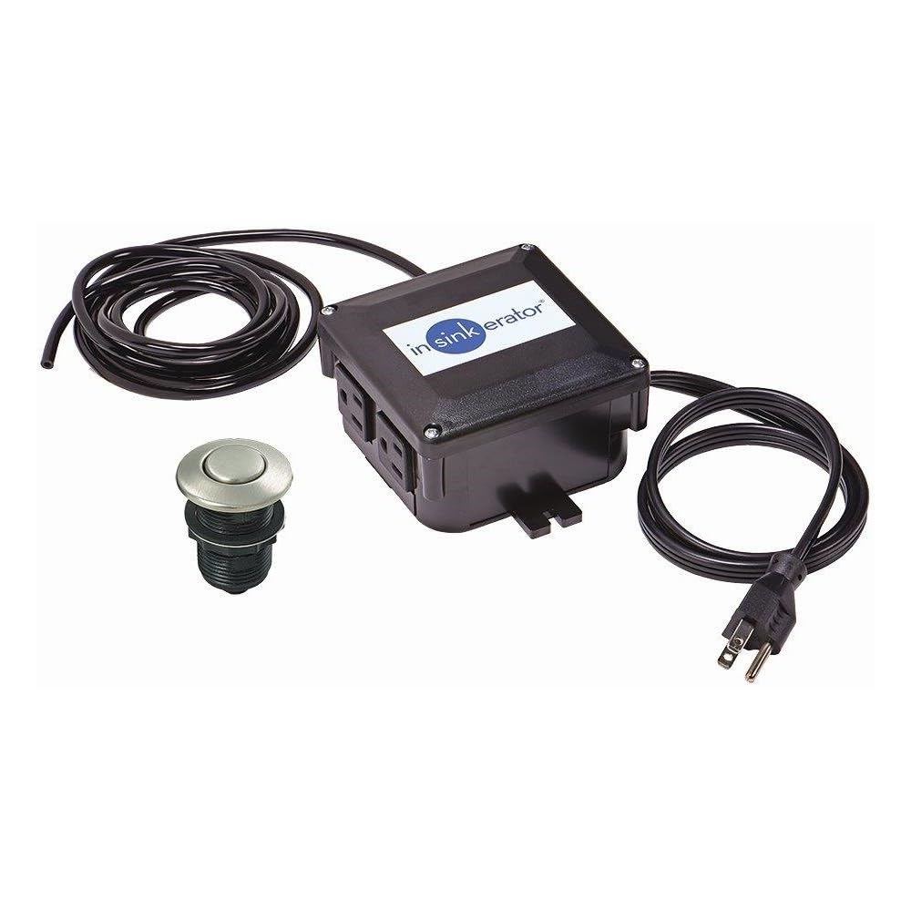 InSinkErator Garbage Disposal Air Switch Kit - Satin Nickel