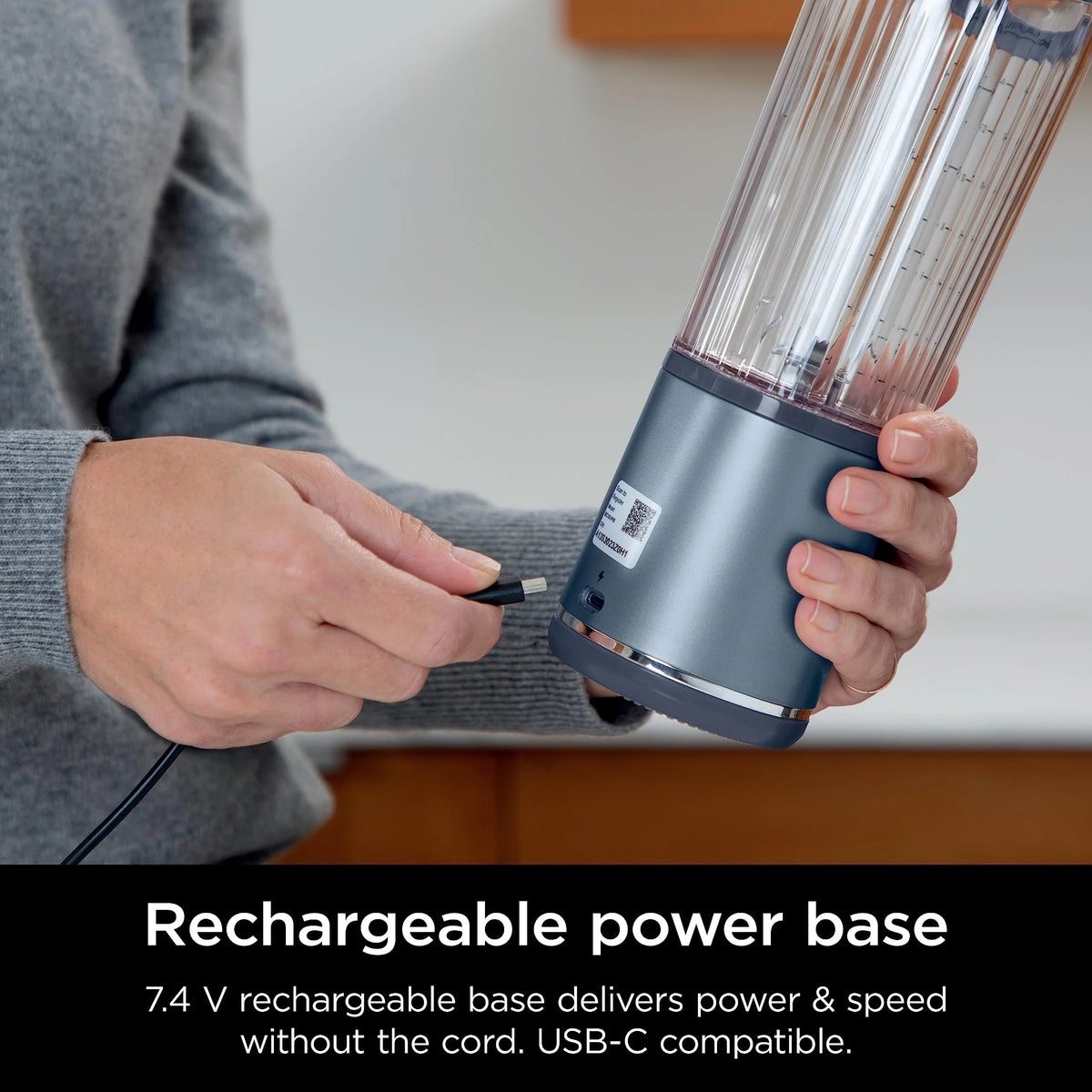 Ninja Blast Portable Personal Blender, Cordless, 18 oz, Metallic Purple - BC151PL