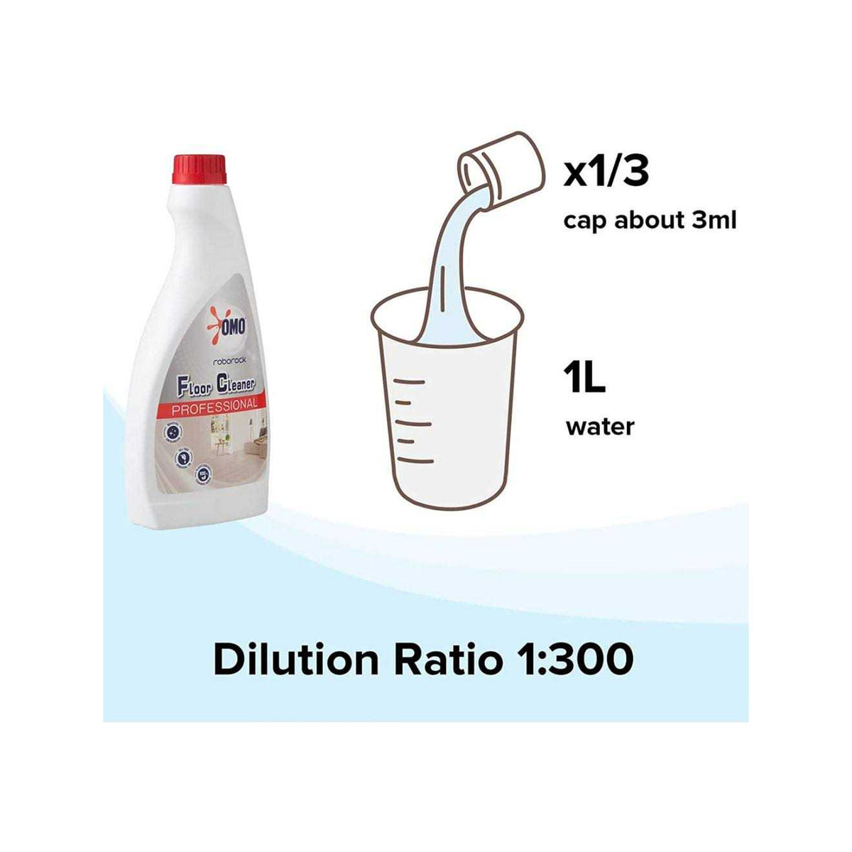 Roborock Floor Cleaning Solution For Vacuum Mops - 480ml