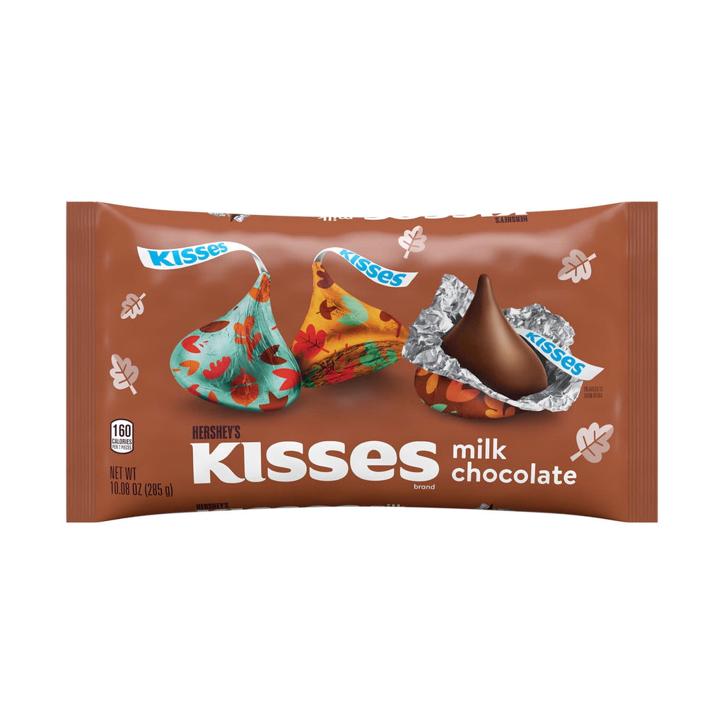Hershey's Kisses Milk Chocolate Halloween Candy, Bag 10.08 oz