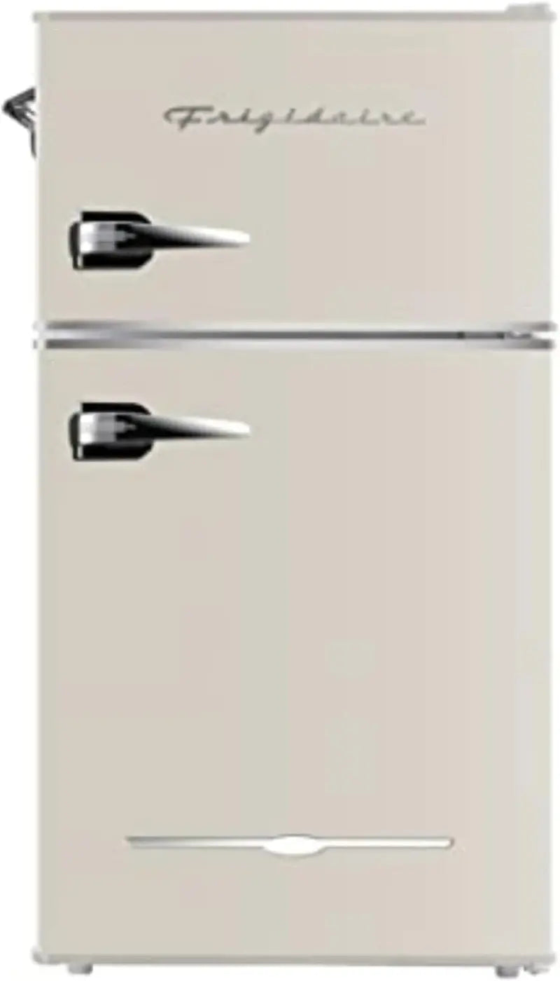 Frigidaire Retro-Style Mini Fridge With Freezer, 3.1 Cu. Ft., Two-Door, Built-In Bottle Opener