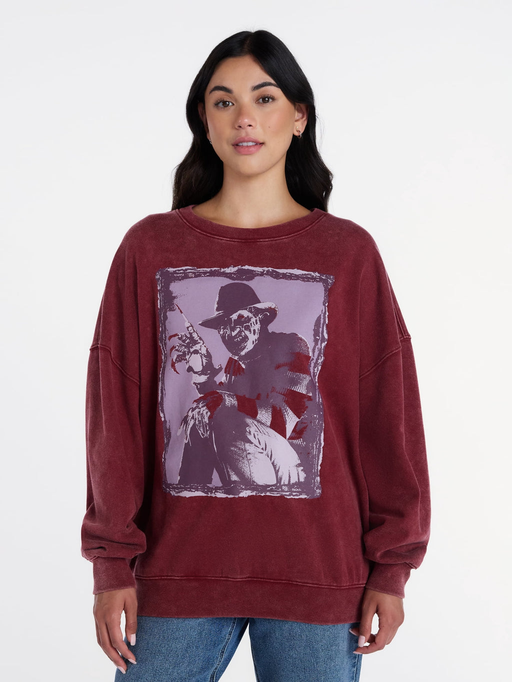IT Women’s Pennywise Halloween Graphic Print Sweatshirt, Sizes XXS–XXL