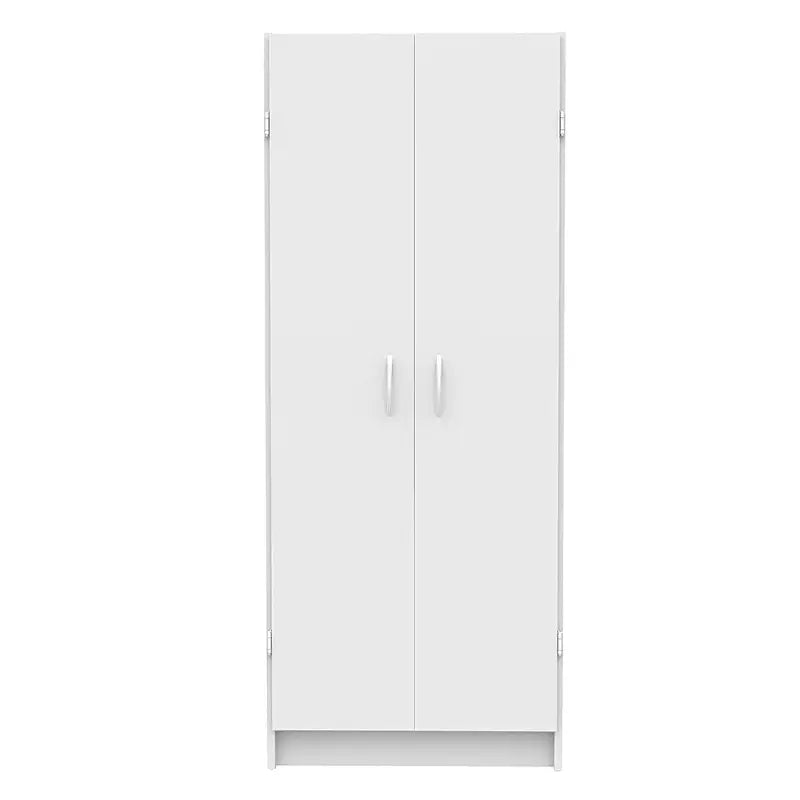 ClosetMaid Pantry Cabinet With 2 Doors, 4 Interior Shelves, 59.5 in H x 12.5 in D x 24 in W