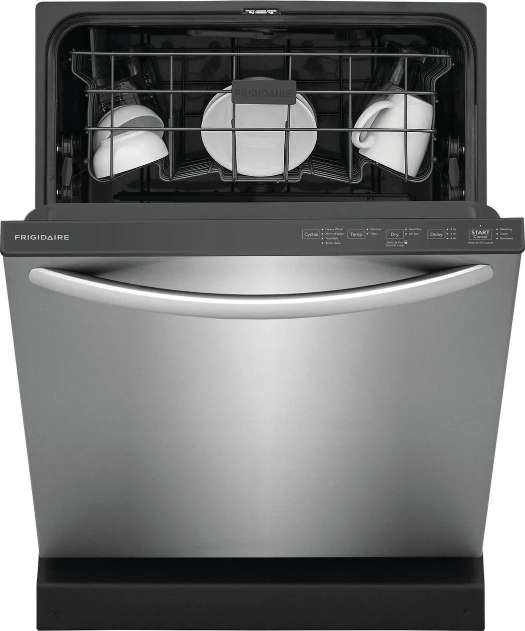 Frigidaire 24in Top Control Dishwasher, Stainless Steel - FDPH4316AS