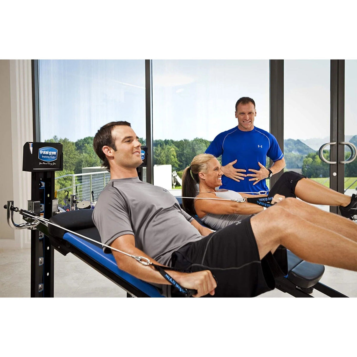 Total Gym XLS Fold Home Gym Workout Machine With Accessories