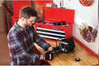 CRAFTSMAN 20-in Wide 3-Drawer Metal Tool Box With Ball-Bearing Drawers - CMST98245RB