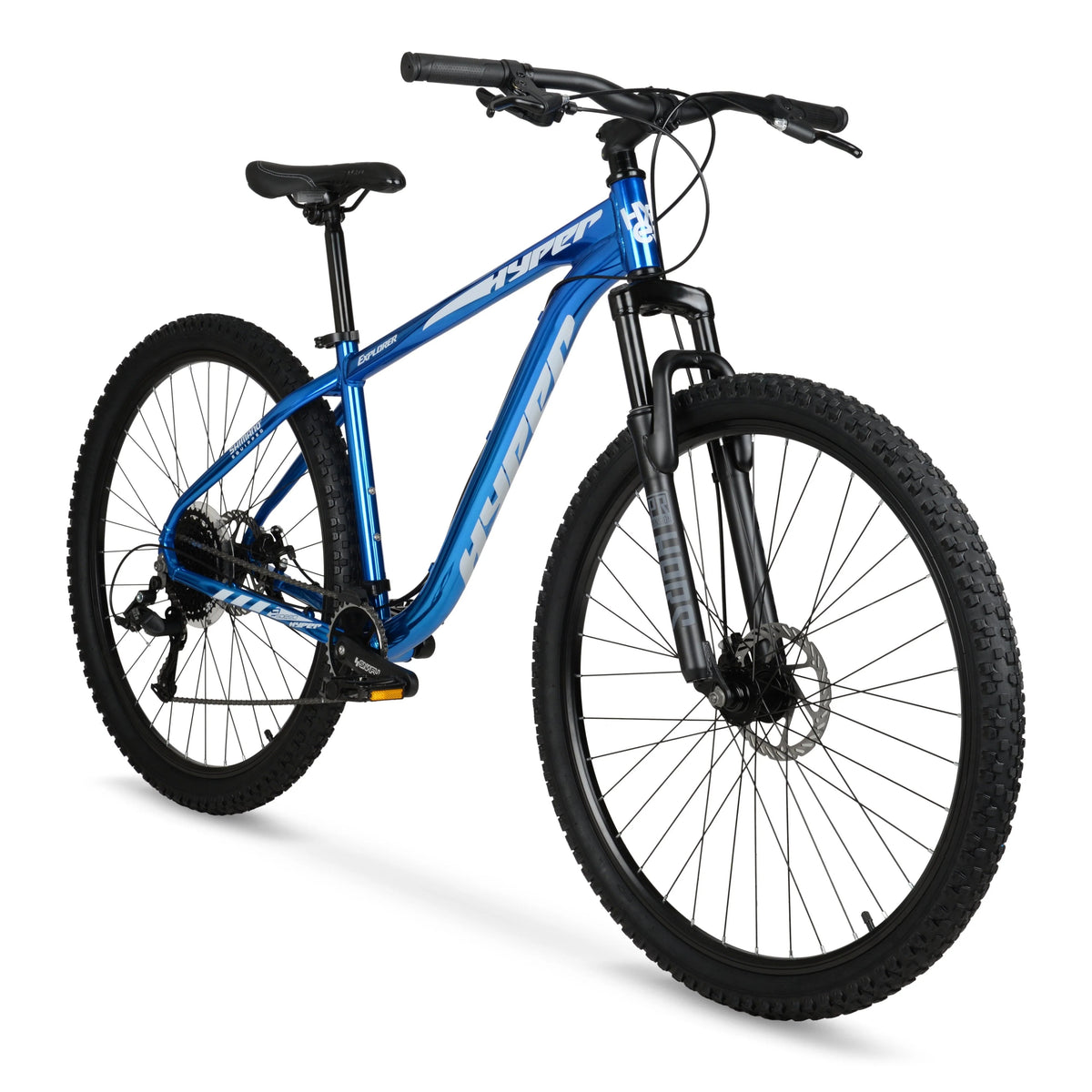 Hyper Bicycles Men's Mountain Bike, 29 inch, Hard Tail, Blue - Explorer
