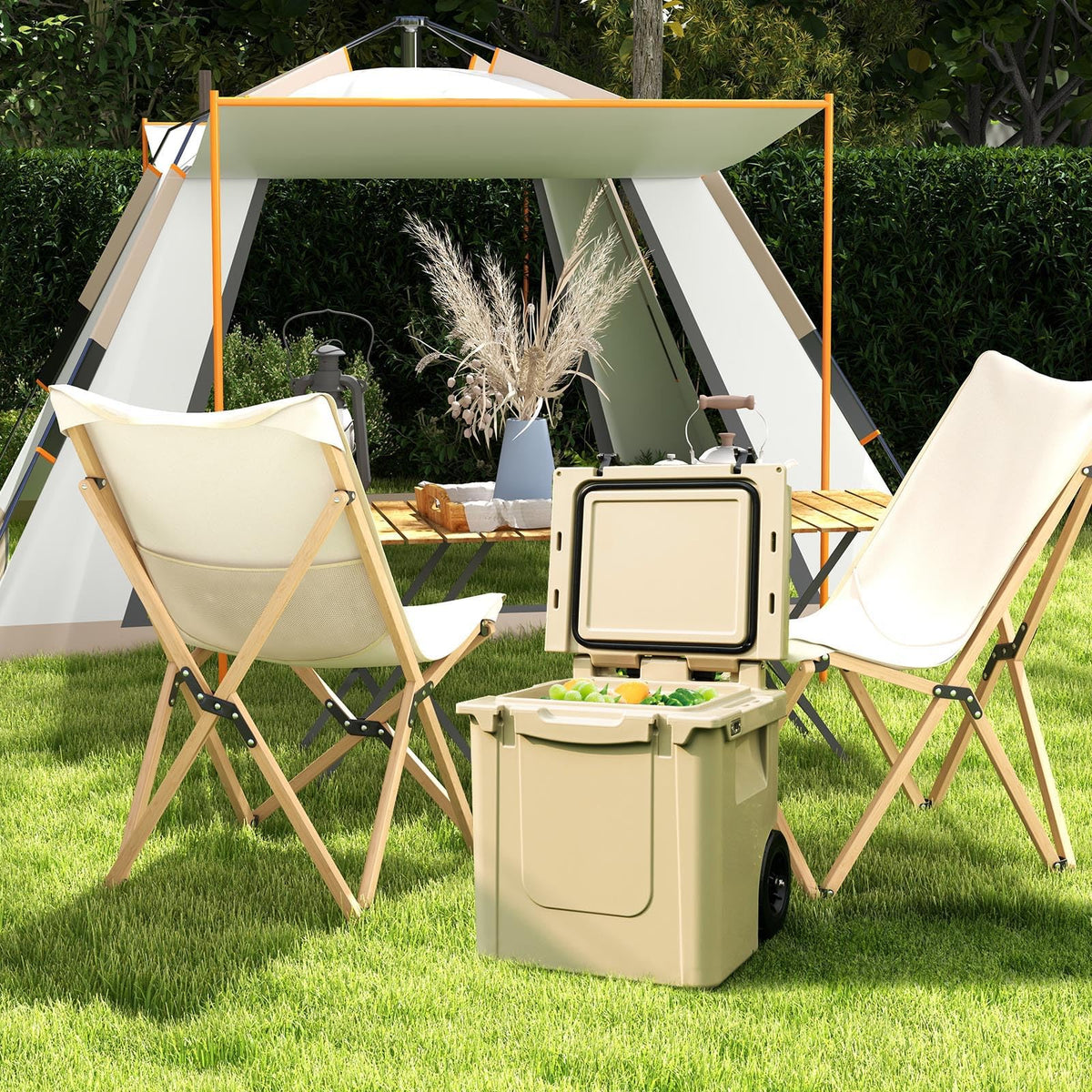 45 QT Portable Cooler, Sand