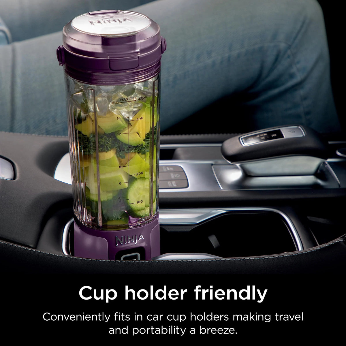 Ninja Blast Portable Personal Blender, Cordless, 18 oz, Metallic Purple - BC151PL