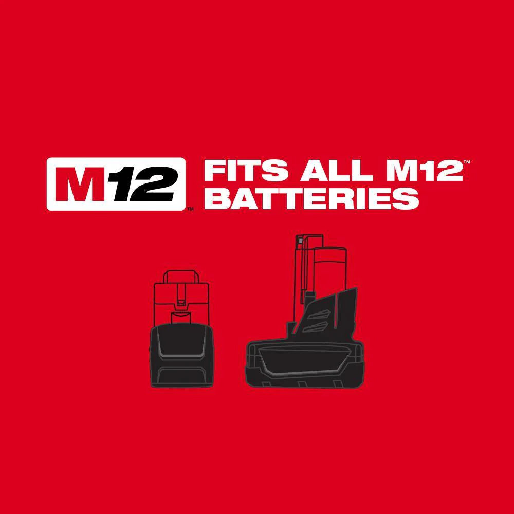 M12 FUEL 12V Lithium-Ion Brushless Cordless High Speed 3/8 in Ratchet Kit With 2 Batteries, Charger And Bag - 2567-22