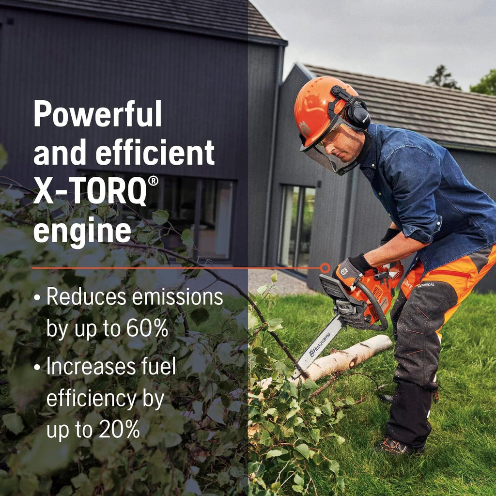 Husqvarna Gas Powered Chainsaw, 38-cc 2-HP 2-Cycle X-Torq Engine, 16 Inch - 130