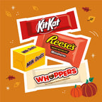 Hershey Assorted, Halloween Candy Variety Bag, 16.38 oz (55 Pieces)