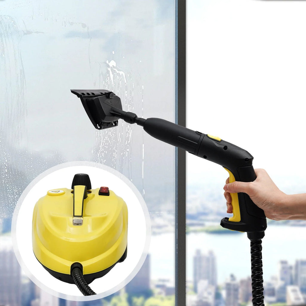 2000W 1.8L/60.87oz High-Pressure Handheld Steam Cleaner, Yellow - SE8620