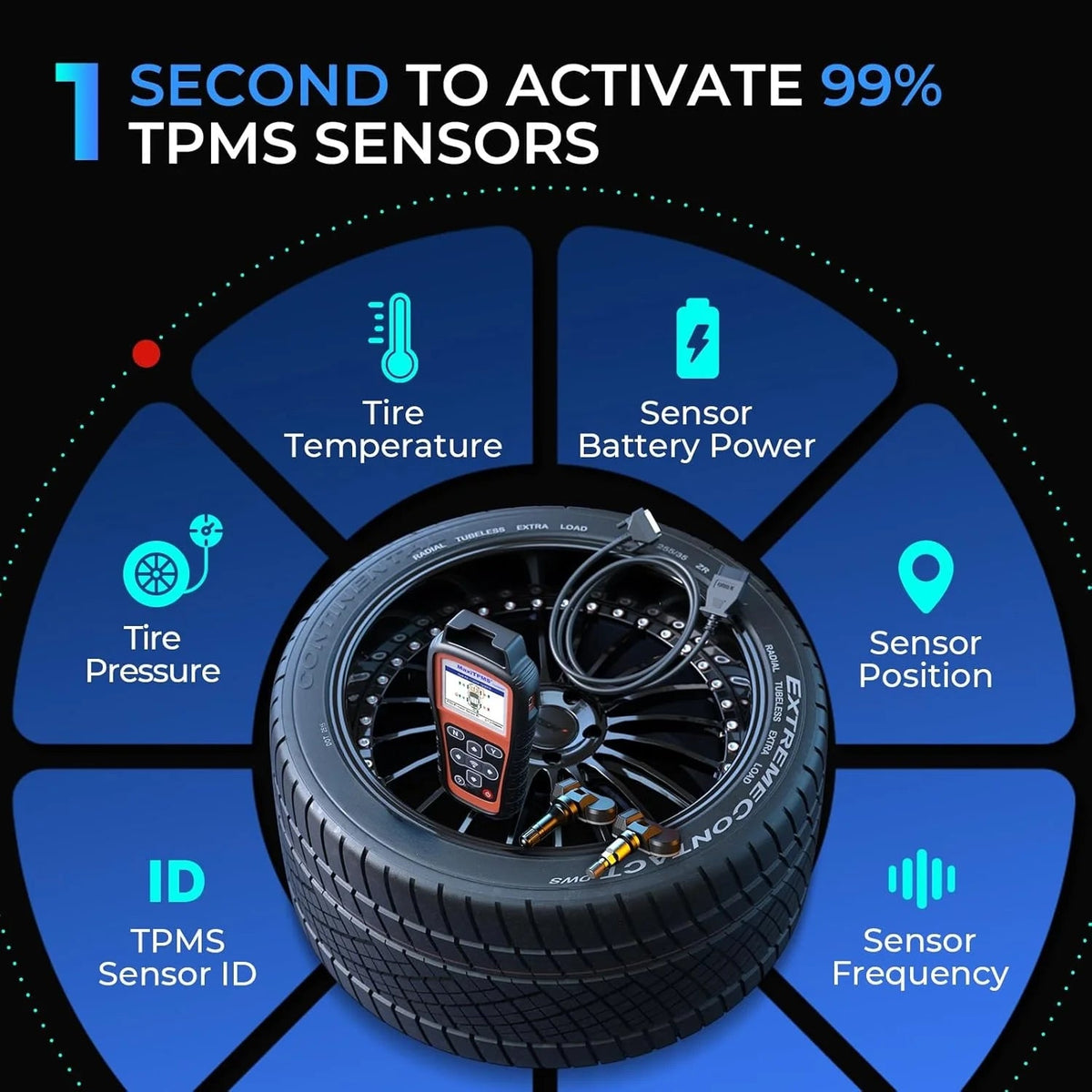 MaxiTPMS TPMS Programming And Diagnostic Tool With Wi-Fi - TS508WF