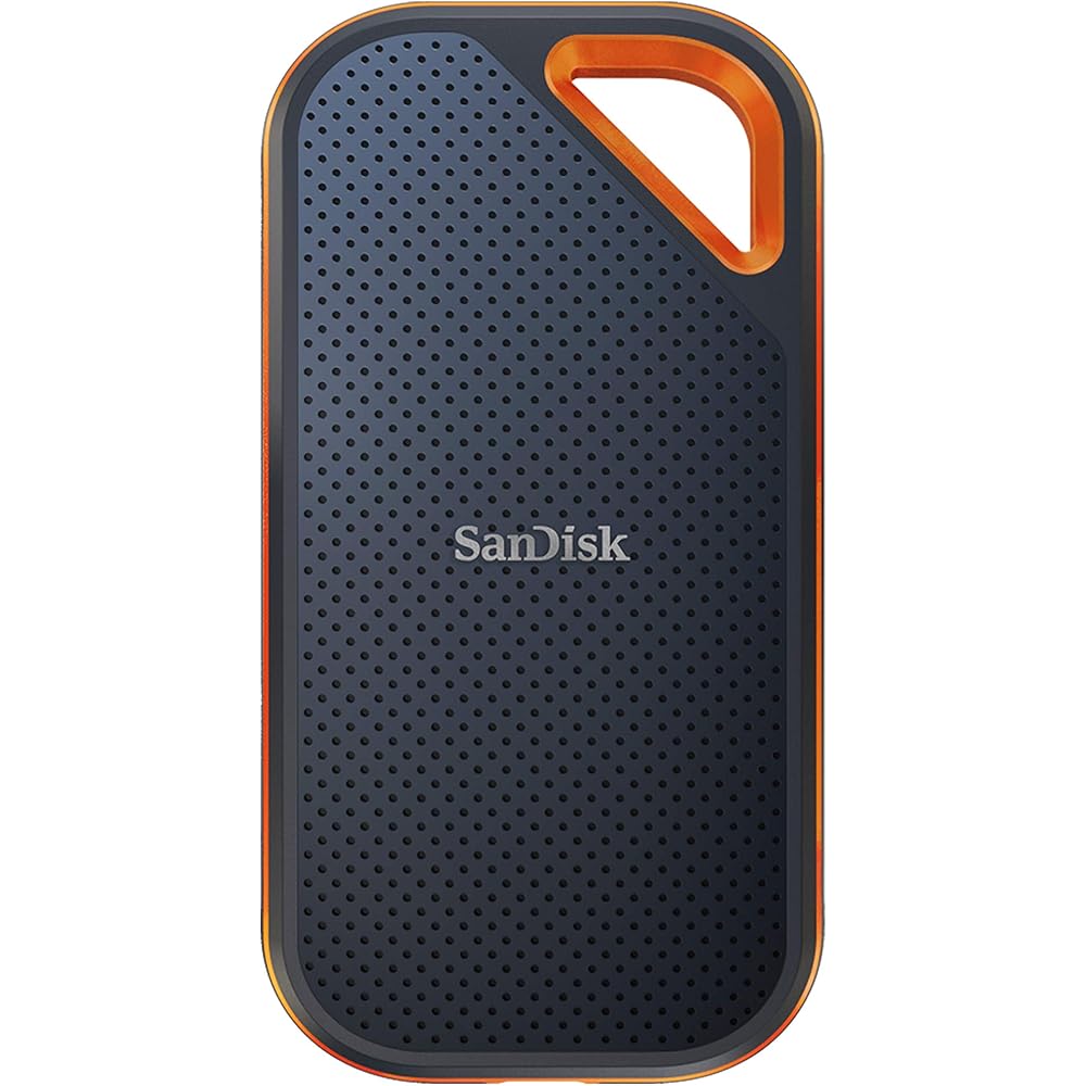 SanDisk Extreme PRO Portable SSD 2 TB USB-C USB 3.2 Gen 2x2 Black - SDSSDE81-2T00-G25