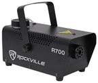 Rockville R700 440W Water-Based Fog Machine, 3000 CFM Output, Wired and Wireless Timer Remotes, for Haunted Houses and Events