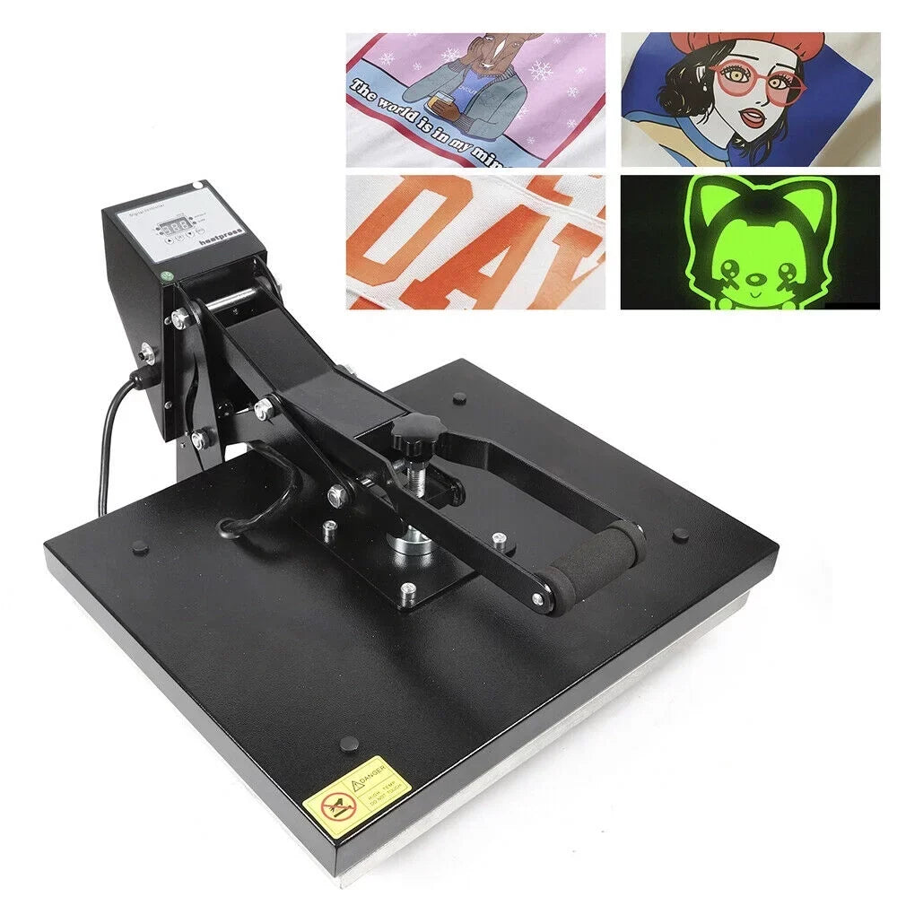 Mkyiongou Clamshell T-Shirt Sublimation Heat Press Transfer Machine, 16 x 20 in