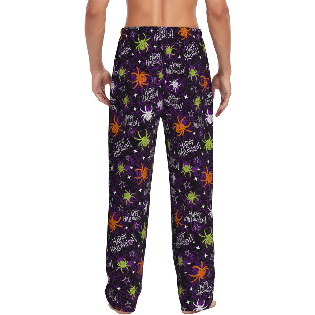 Picia Halloween Mens Soft Woven Cotton Elastic Waistband Sleep Pajama Pant Lounge Sleep Pant With Pockets And Drawstring-Medium