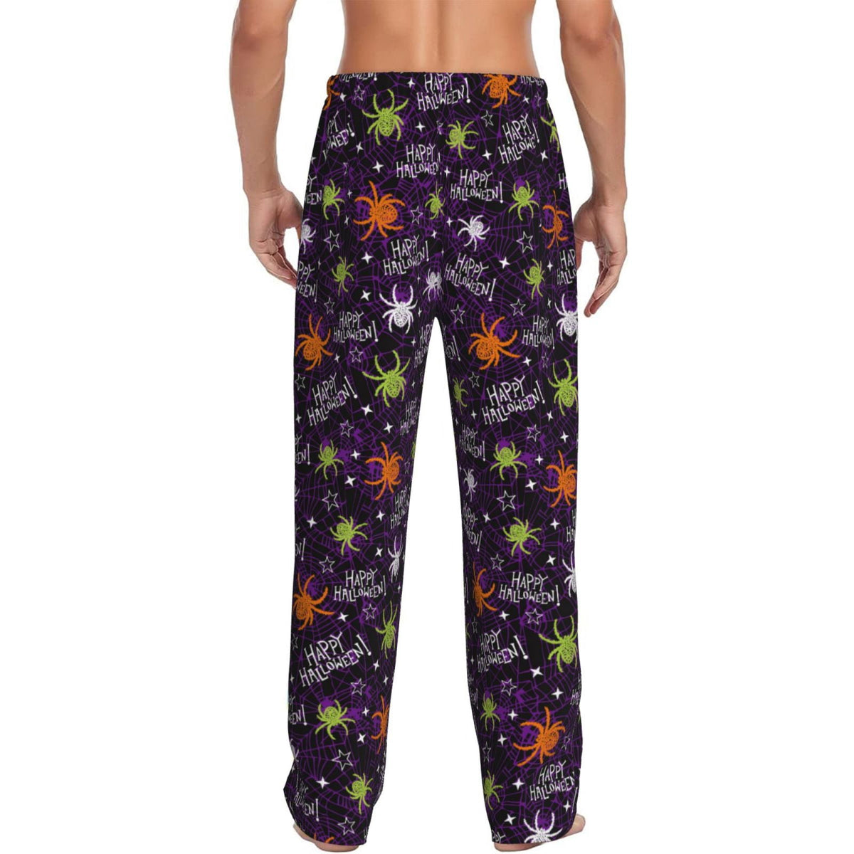 Picia Halloween Mens Soft Woven Cotton Elastic Waistband Sleep Pajama Pant Lounge Sleep Pant With Pockets And Drawstring-Medium
