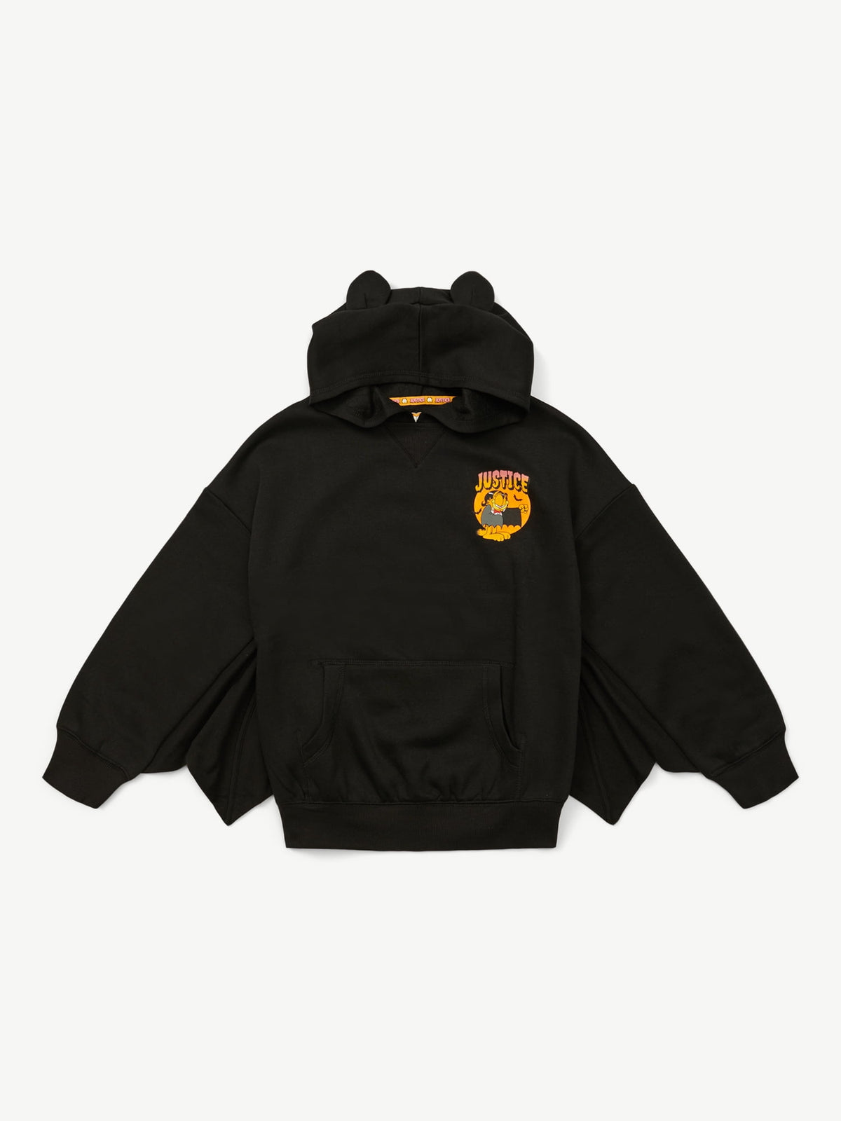 Justice x Garfield Girls Bat Hoodie, Sizes XS - XLP