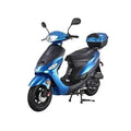 Tao Tao 50cc Gasoline Scooter, DOT-Approved, Blue - ATM50-A1