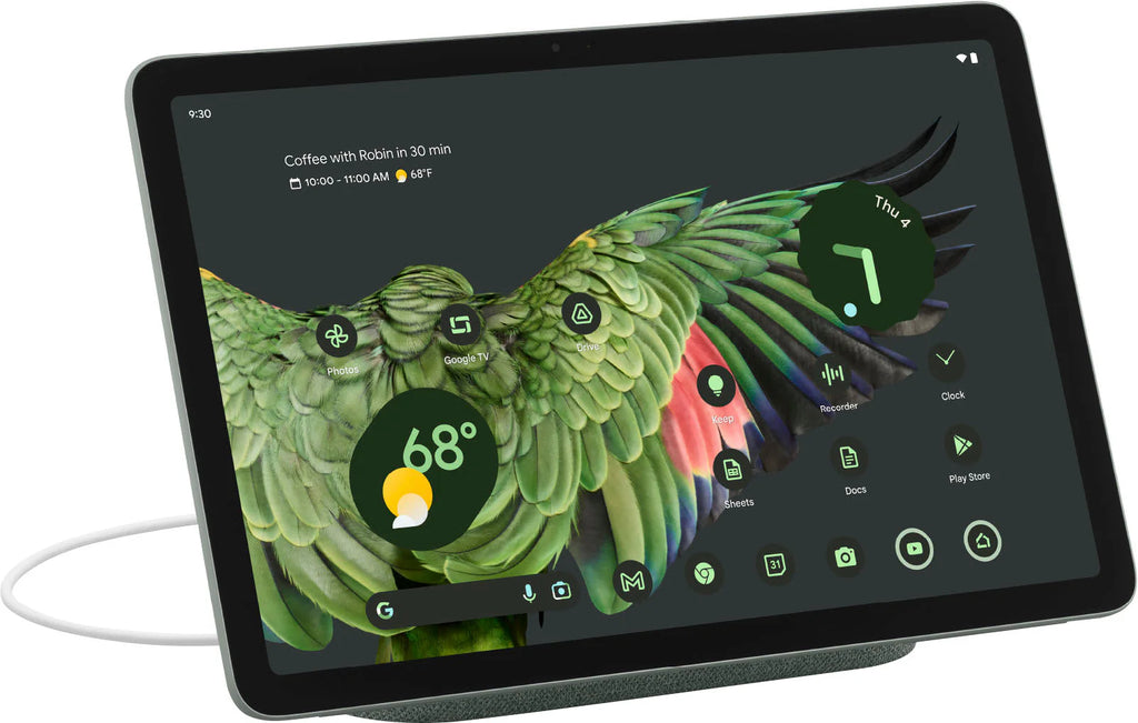 Google Pixel Tablet 11in Android Tablet 256GB Wi-Fi Hazel With Charging Speaker Dock