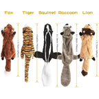 Plush Paws No-Stuffing Squeaky Dog Toy Set, 5 Pack