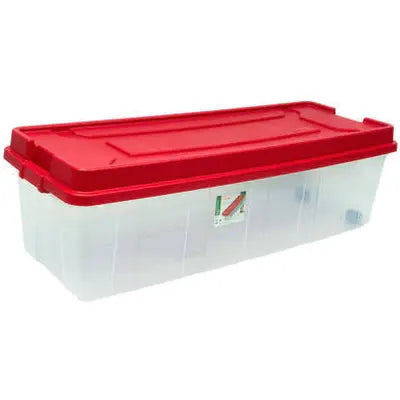 Sterilite Plastic Tree Storage Box, Infra Red - 52 1/2 in L x 20 in W x 15 1/2 in H