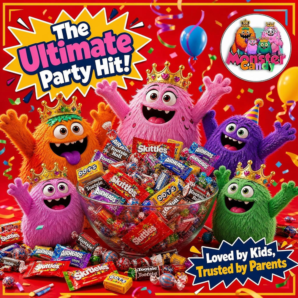 Party Favor Candy Mix - 5 lb Bulk Pinata Stuffers Candy Bulk - Candy Variety Pack - Individually Wrapped (Candy May Vary)