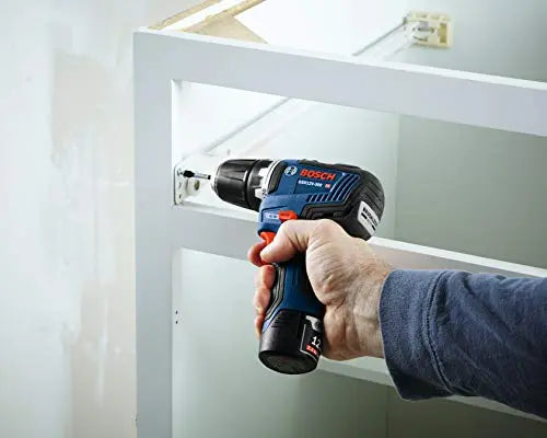 BOSCH 12V Max Cordless Drill/Driver And Impact Driver Combo Kit With 2 Batteries, Charger And Case - CLPK22-120