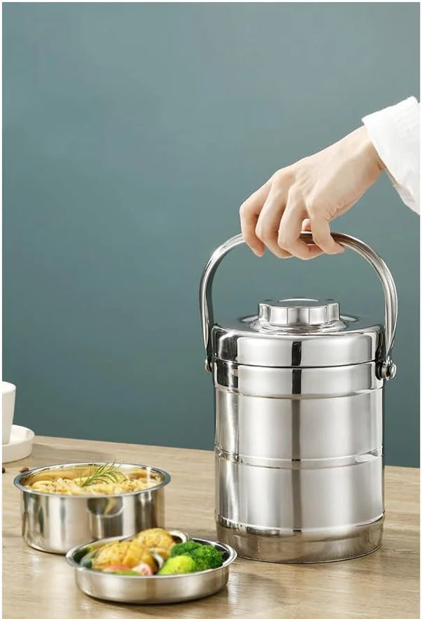 Insulated Stainless Steel Multi-Layer Lunch Box
