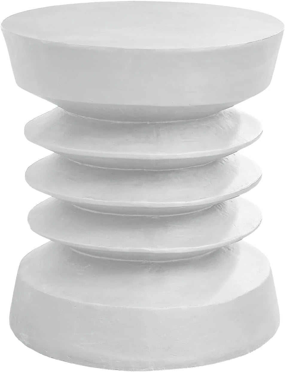 Special Product I Wall-Mounted Round Coffee Table, White, 25 Inches High - 4153